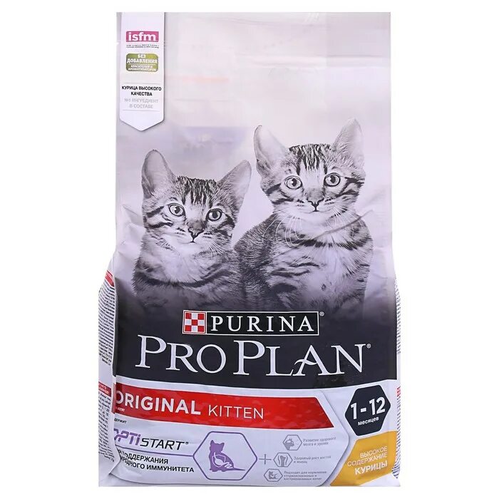 Проплан для котят. Pro Plan Original Kitten для котят с курицей. PROPLAN Kitten сухой корм д/котят курица 10 кг.