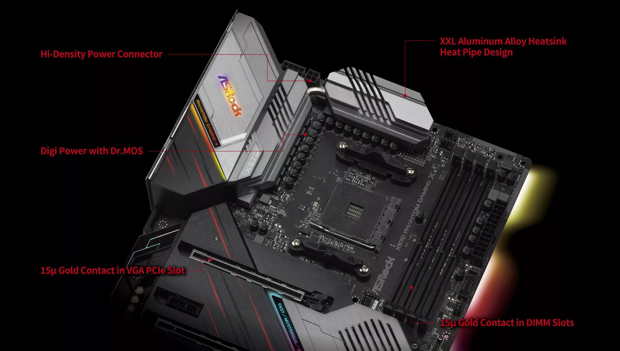 Asrock gaming x. Материнская плата am4 ASROCK x570 Phantom Gaming. Материнская плата AMD x570 ASROCK x570 Phantom. АСРОК х570 Фантом гейминг 4. ASROCK x570 Phantom Gaming x.