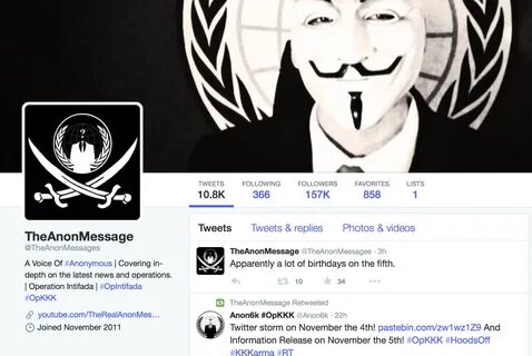 Operation KKK, an Anonymous-led effort to shut down the Ku Klux Klan, has b...