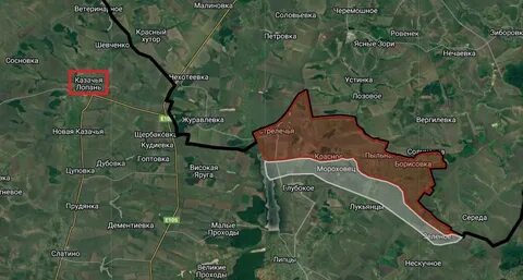 Казачья лопань харьковская область карта от белгорода