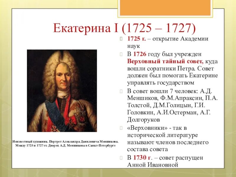 Открытие академии наук в петербурге римскими цифрами. 1725 Открытие Академии наук.