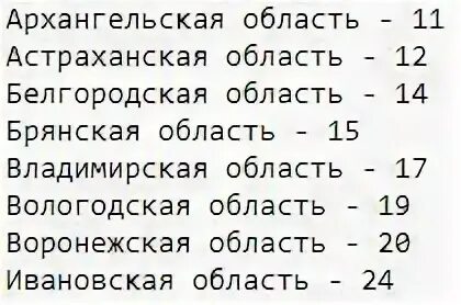 Что означает последние цифры