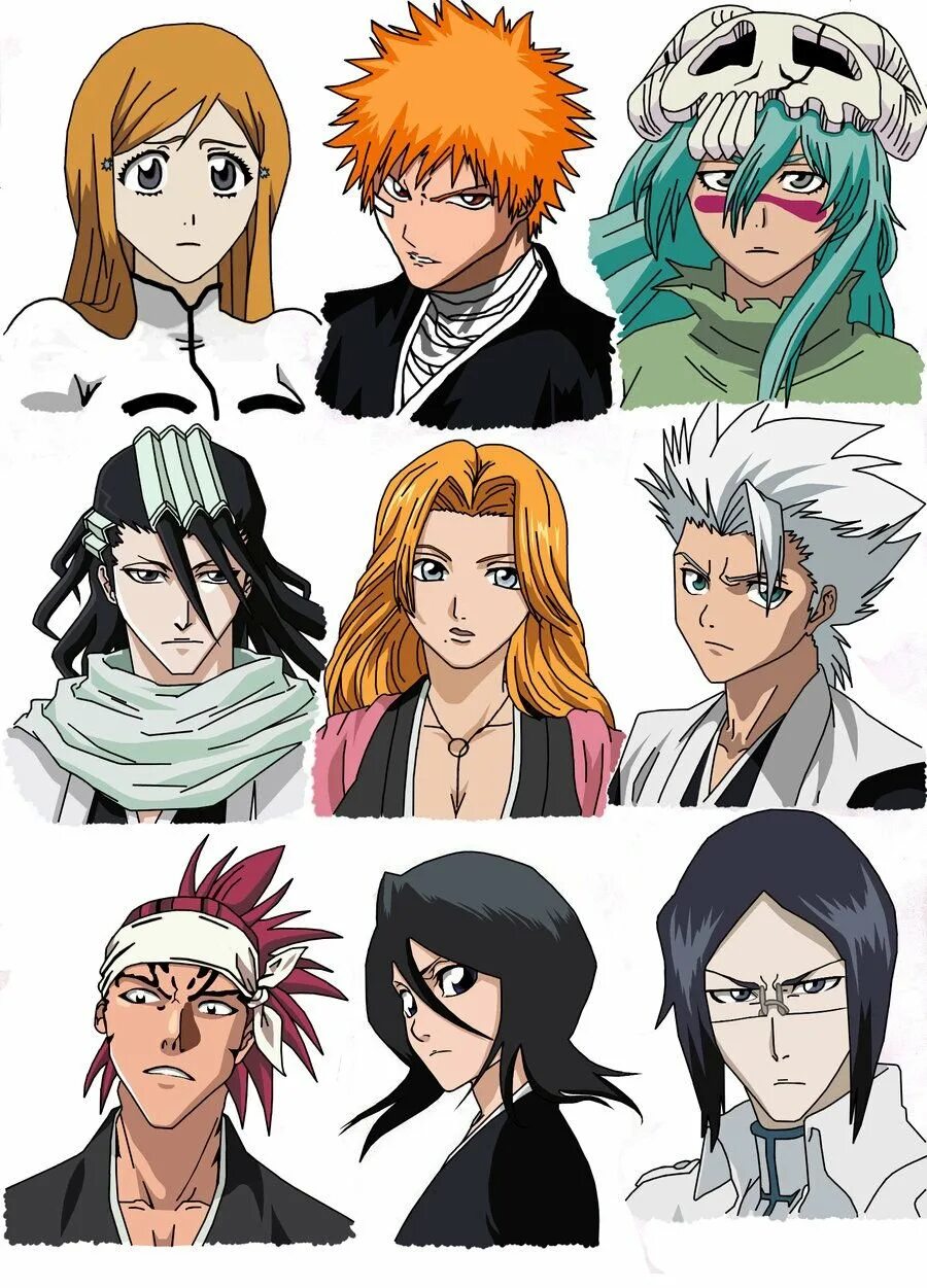 Блич как зовут. Блич персы. bleach герои.