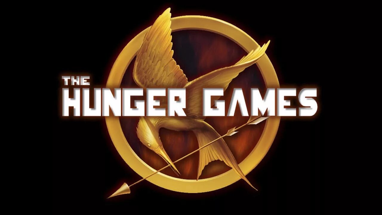 Hunger games надпись. Gold game logo. Hunger games book