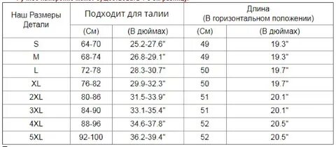 Подобрать размер юбки