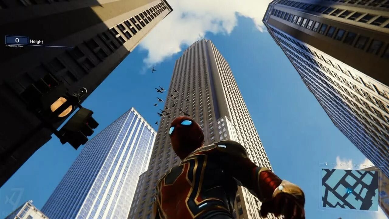 Height game. Эмпайр-Стейт-Билдинг человек паук. Spider man ps4 buildings. Empire building человек-паук. Билдинг человека паука.