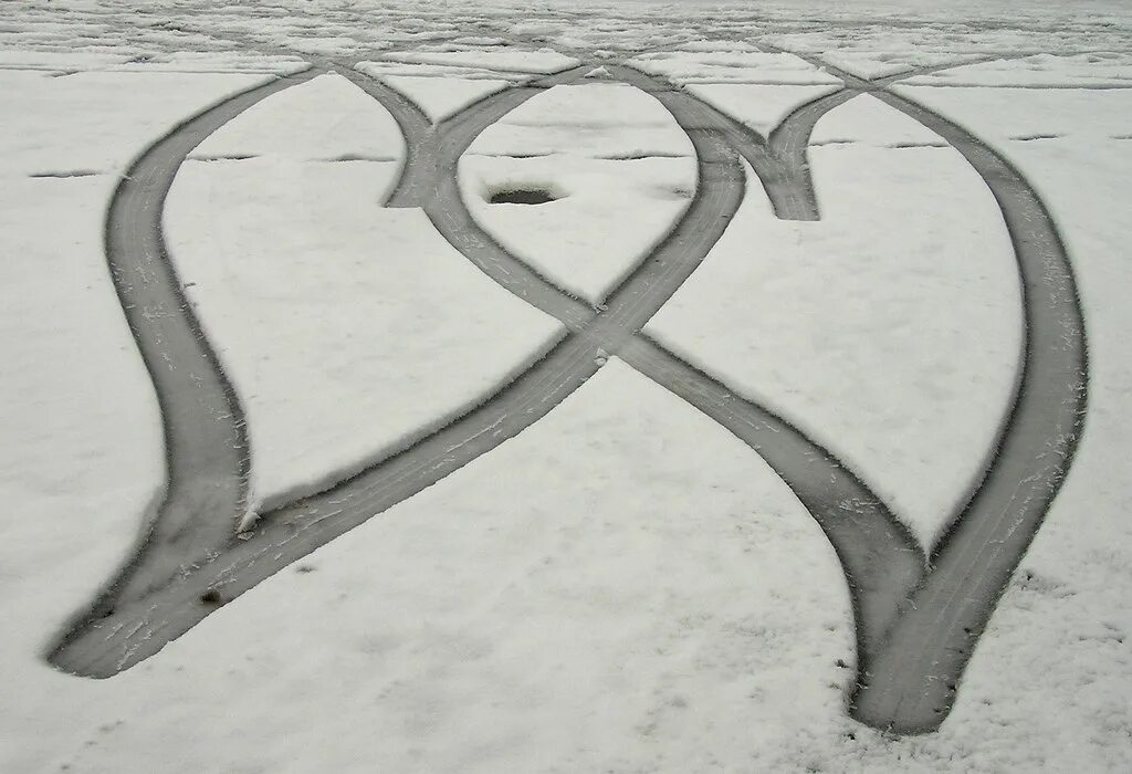Сделай 2 сердечки