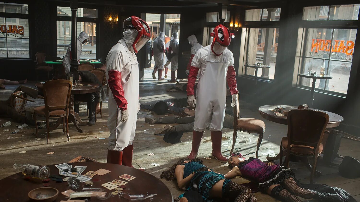 дикий запад роботы