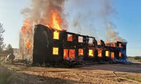 Пожар приморск