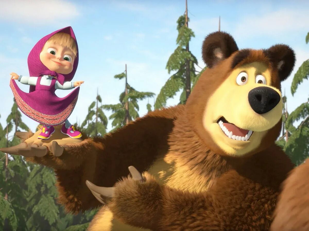 Главная героиня мультфильма маша и медведь. Маша и медведь 2022. Медведь с мультфильма Маша и медведь.