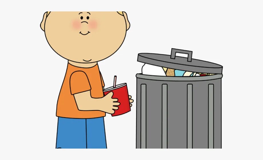 Don t pick up the trash. Мультяшная мусорка. Маленькая мусорка мультяшная.