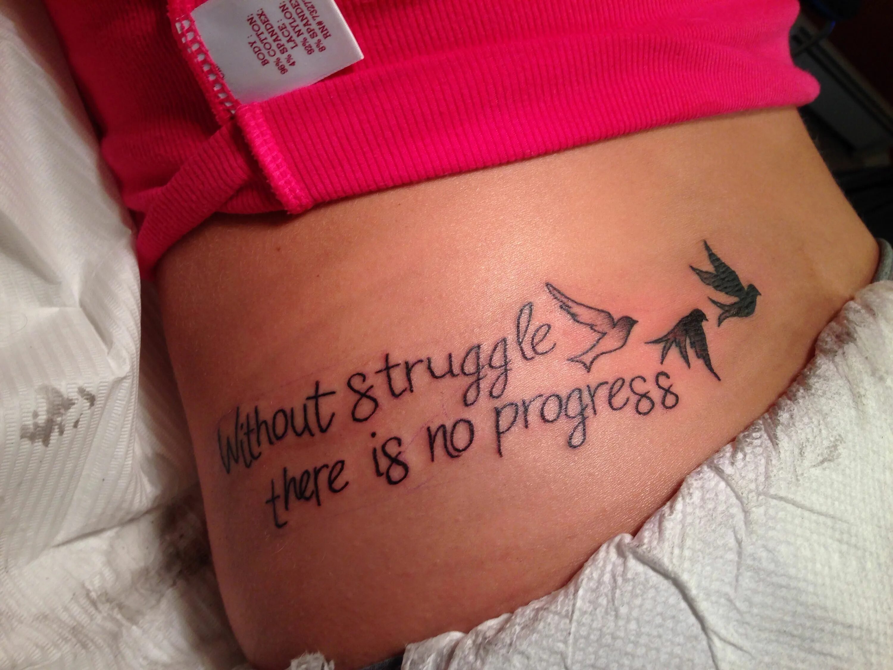 Without mistakes. Without struggle there is no progress. Тщ ащегку ефещщ. No progress. Without if Tattoo.