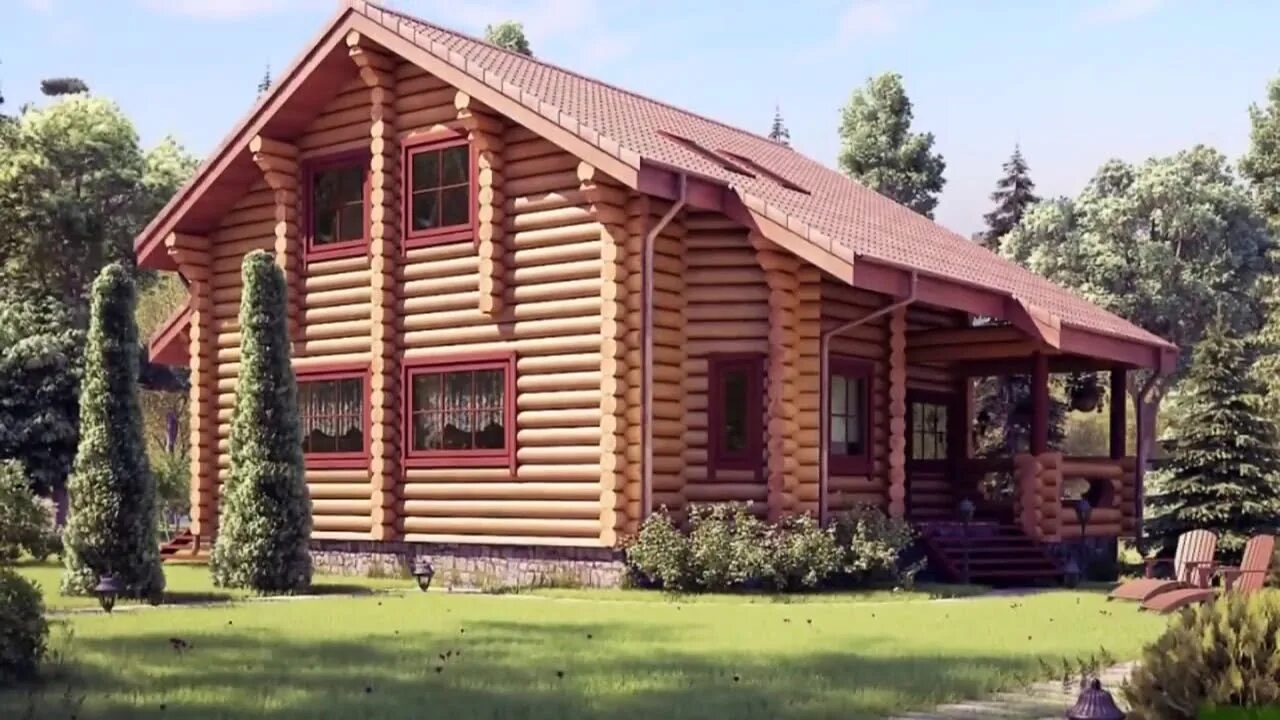 Стоят три дома деревянный. Деревянный дом. Проекты деревянных домов. Дом из бревна. Коттедж из бревна.