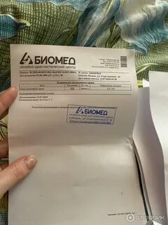 Биомед анализы