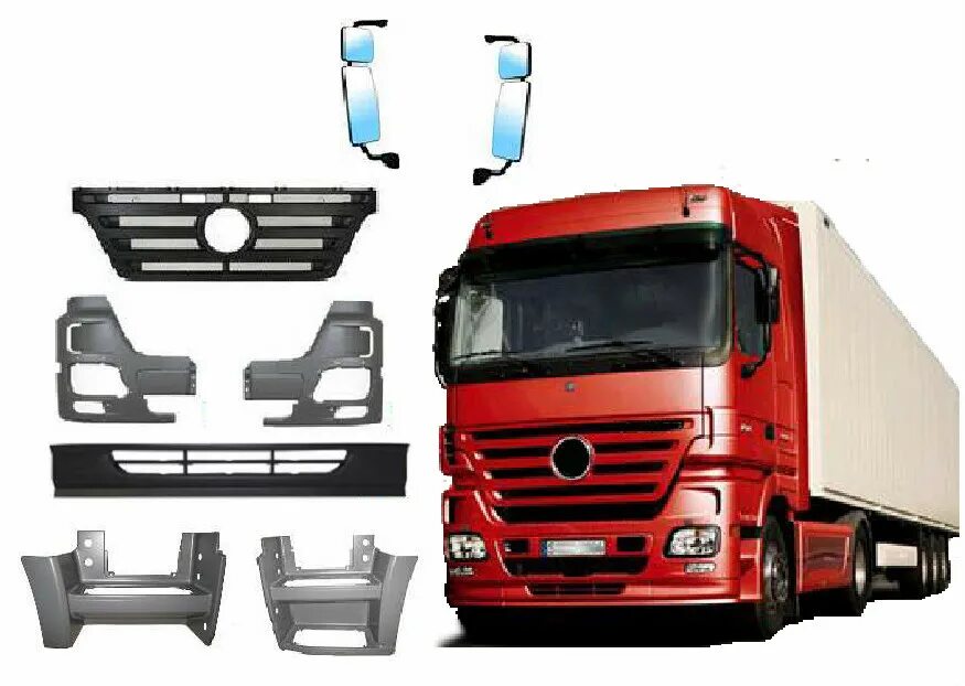 Кузовные запчастей мерседес. Бампер Мерседес Актрос мп4. Кузовные детали Мерседес Актрос мп4. Бампер передний Mercedes Actros mp4. Детали бампера Актрос мп2.