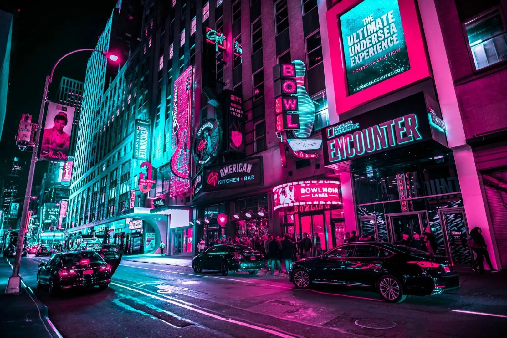 Неоновые места в москве для - Фото