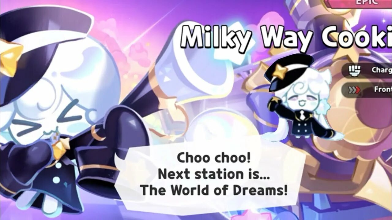 Milky way cookie. Milky way cookie