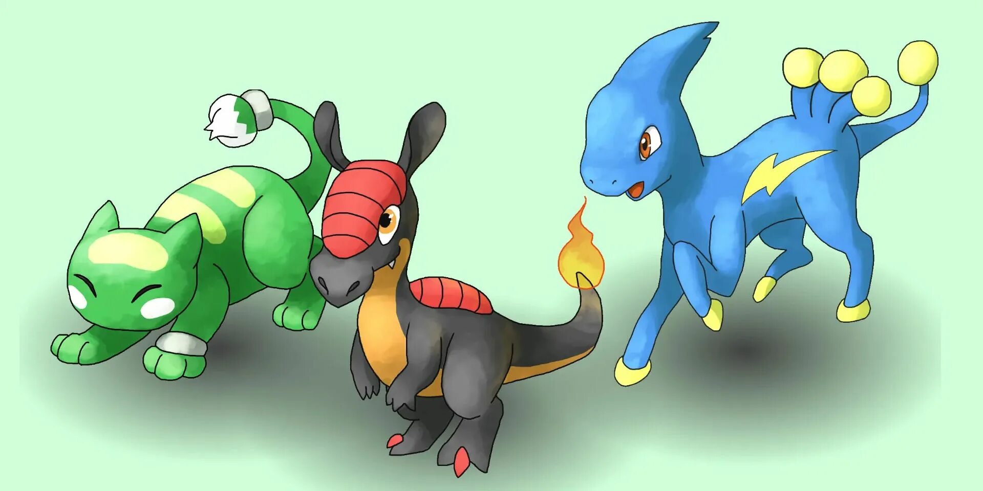 Покемон нанес. Покемон ураниум. Покедекс ураниум. Pokemon Uranium Starters. Хопип покемон.