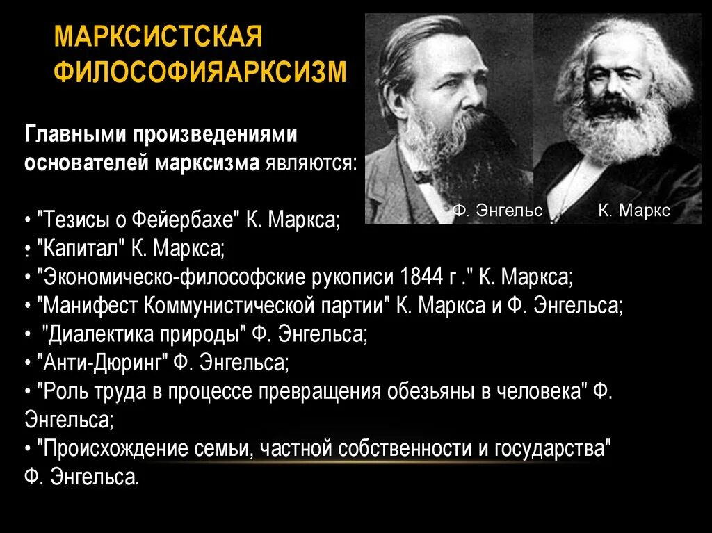 Основные произведения философии. Философия марксизма Маркс Энгельс кратко. Марксистская философия философия к.Маркса и ф.Энгельса. Основатель Марксистской теории.