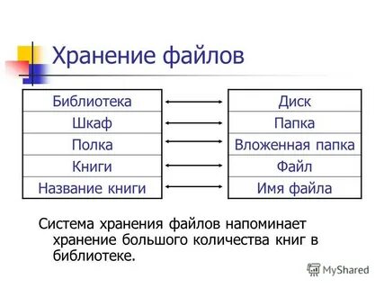 Контейнер для файлов это в информатике