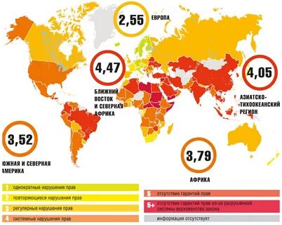Страны по свободе человека
