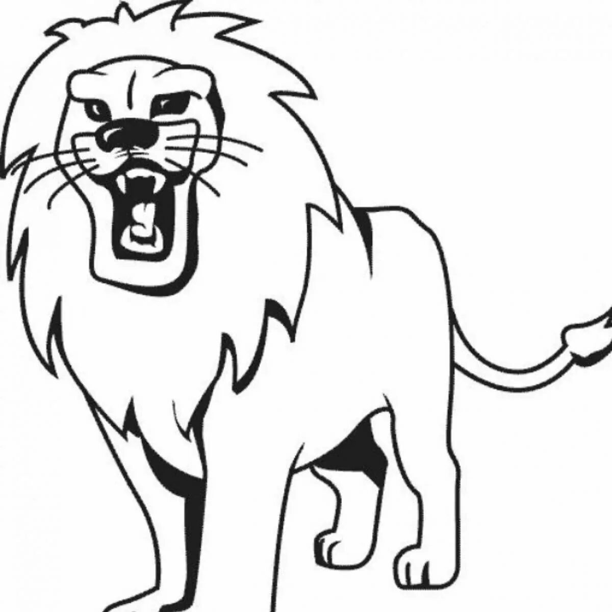 Лев картинка раскраска. Лев для раскрашивания. Распечатка Льва. Раскраска Лев и тигр.
