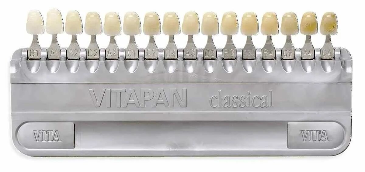 Палитра стоматология. Цвет зубов по шкале Вита. Расцветка стоматологическая Vita (Вита) , "VITAPAN Classical". Оттенок а2 зубов по шкале Вита. Шкала Вита для отбеливания зубов.