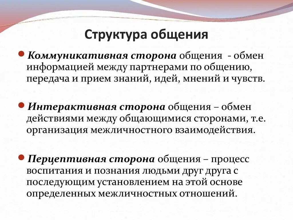 Составляющие структуры общения. Структура общения в психологии. Психологическая структура общения. Виды структура социального общения психология общения. Структура общения 3 стороны в психологии.