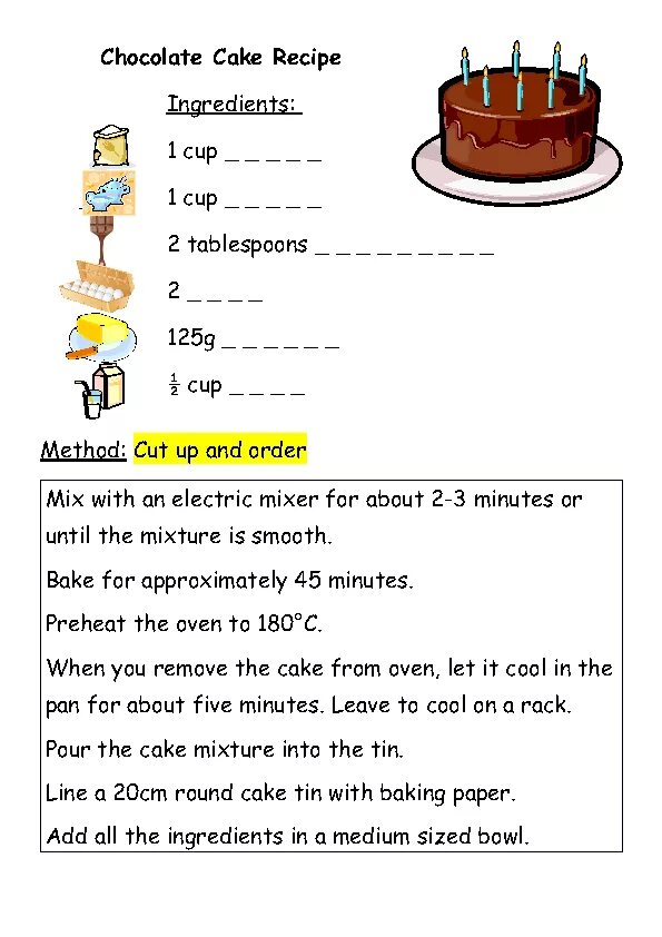 Английские слова cake. Worksheets рецепт. Рецепт на английском. Cake английский язык. Recipe ingredients упражнение.