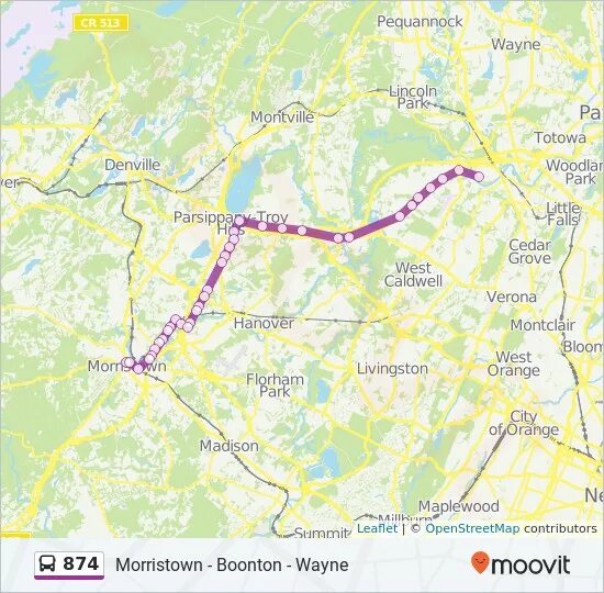 Автобус 65 маршрут на карте