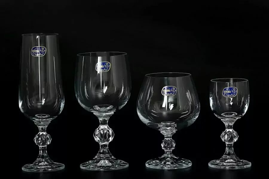 Bohemia czech. Набор фужеров 24 предмета клаудия кристалекс. бокалы клаудия богемия. набор богемия 18 фужеров клаудия. богемия кристал bohemia crystal.