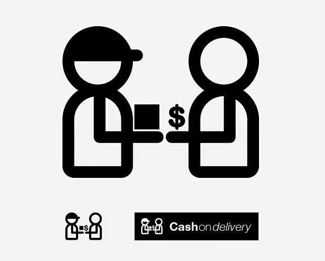 Order notification. Cash on delivery icon. Трамадол логотип.