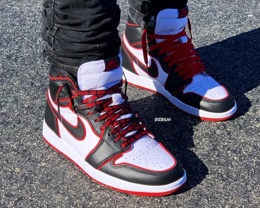 Nike Air Jordan 1. Nike Air Jordan 1 Bloodline. Nike Air Jordan 1 High. Шнуровка Air Jordan 1 High. Как завязывать кроссовки найк