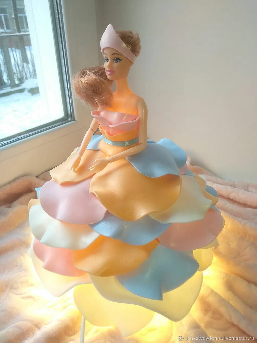 Кукла из изолона. Кукла светильник из изолона. кукла ночник из изолона. светильник из изолона для девочки. ночник из изолона для девочки.