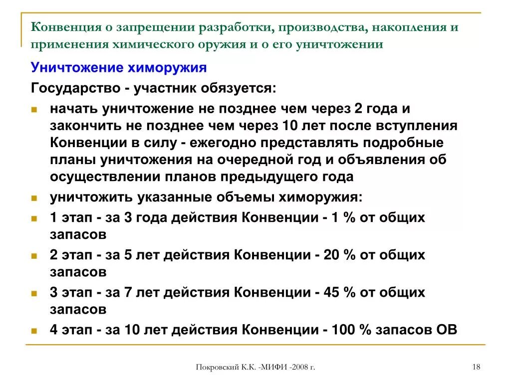 Конвенция о запрещении применения накопления