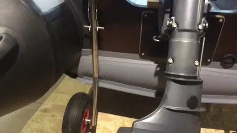 Лодка пвх установка колес