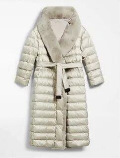 Куртка max mara с мехом женская