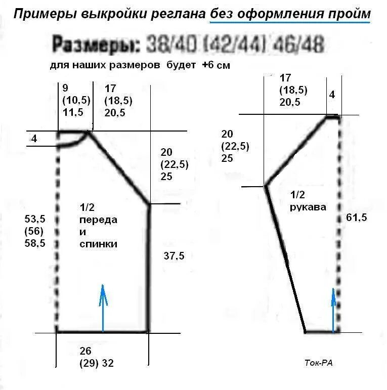 Вязание кофты с рукавом реглан снизу спицами. Реглан спицами снизу вверх. Вязание реглана и рукава снизу вверх спицами схема. Выкройка свитера для вязания спицами реглан снизу