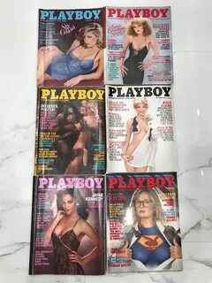 1981 Playboy Magazines with Centerfolds 12 Months Full Set Good.