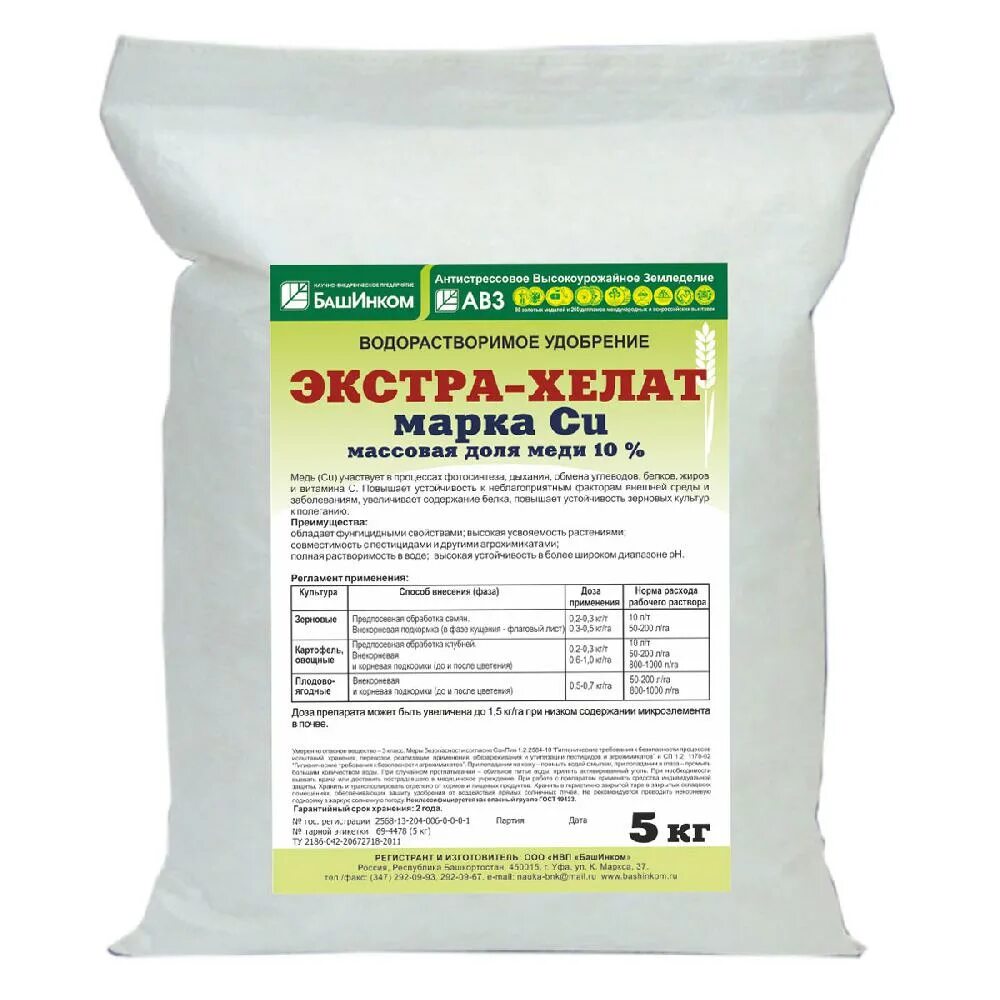Микроэлементы удобрения