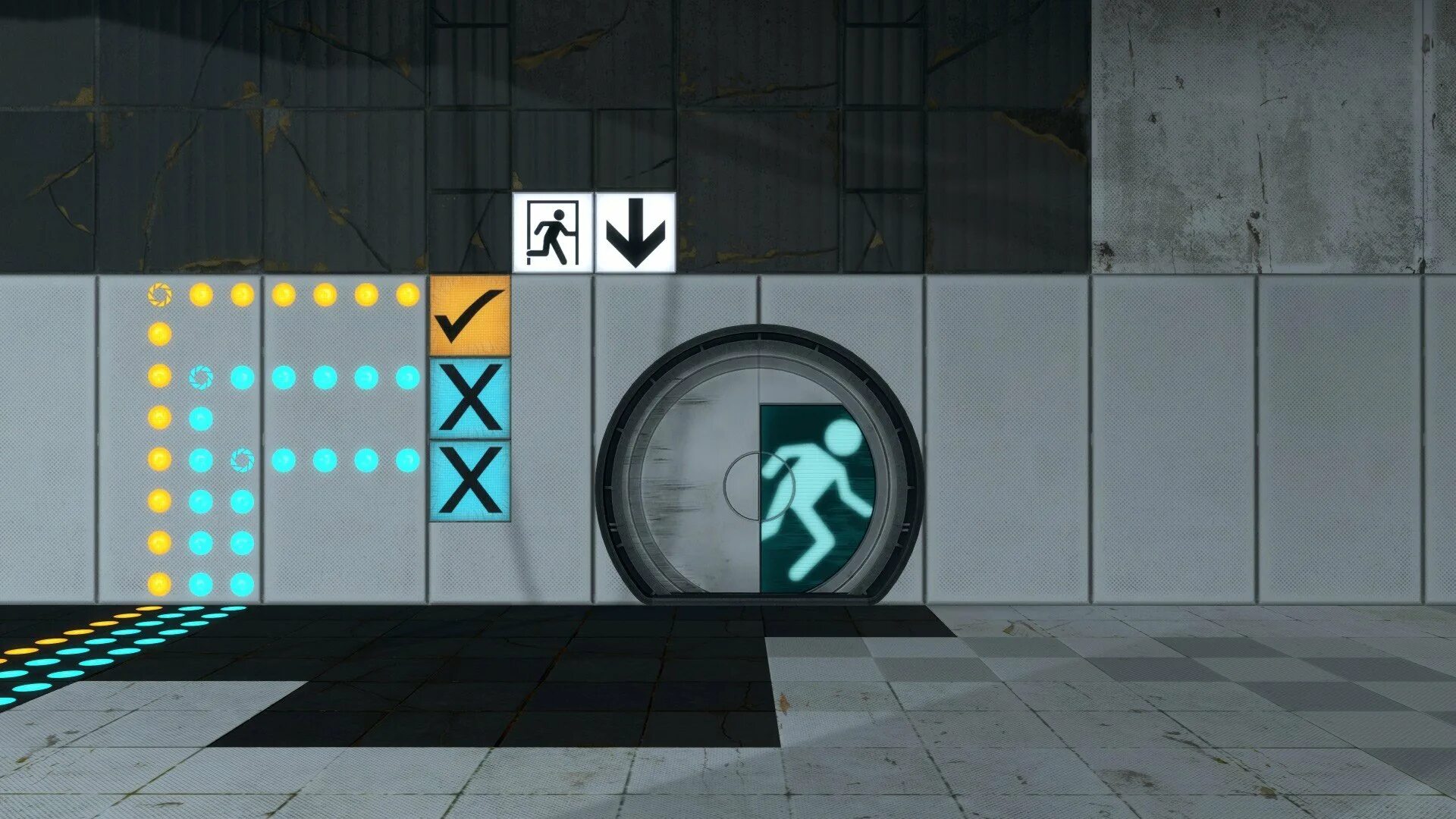 Портал п 1. Portal 2 камеры. Portal 2 локации. Portal 2 Door. Portal 1 и Portal 2.