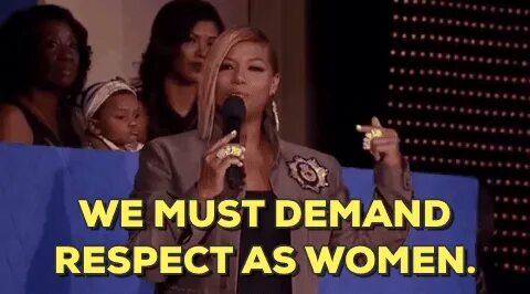 Trending GIF vh1 queen latifah hip hop honors we must demand respect as wom...