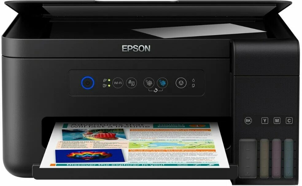 Мфу струйное обзор. МФУ Epson l4150. Струйное МФУ Epson l4150. МФУ струйное Epson l6160. МФУ Epson l4150, черный.