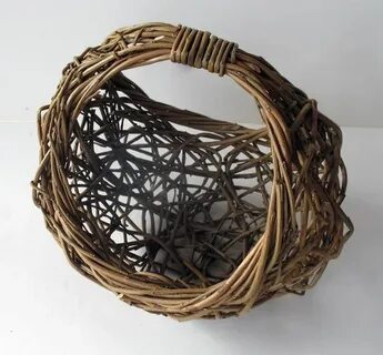 Корзина из веток своими руками