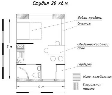 Площадь 25 м2
