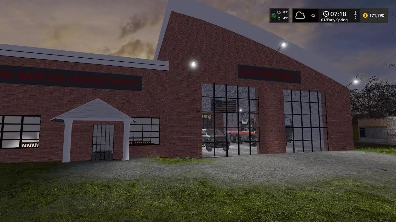 Custom station. Fire station фс 17. fire station fs 17.