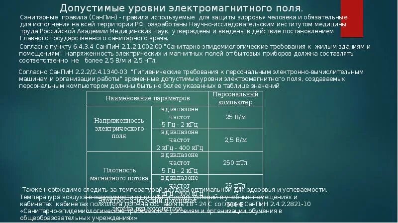 Допустимые нормы напряженности электромагнитного поля. Допустимые нормы электромагнитного излучения. Напряженность электрического поля норма для человека. Напряженность магнитного поля нормы. Гигиенические допустимые уровни