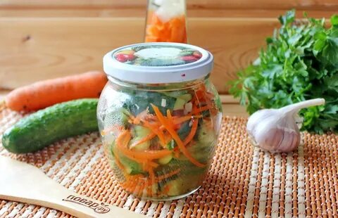 Салат огурцы и морковь на зиму рецепты