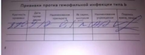 Как пишется прививка
