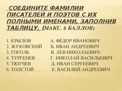 Писатель имя 3 буквы